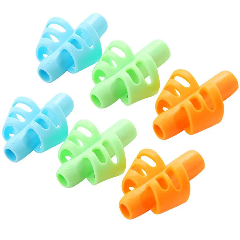Two-Finger Pen Holder Silicone Baby Learning Writing Tool Correction Device Pencil 1