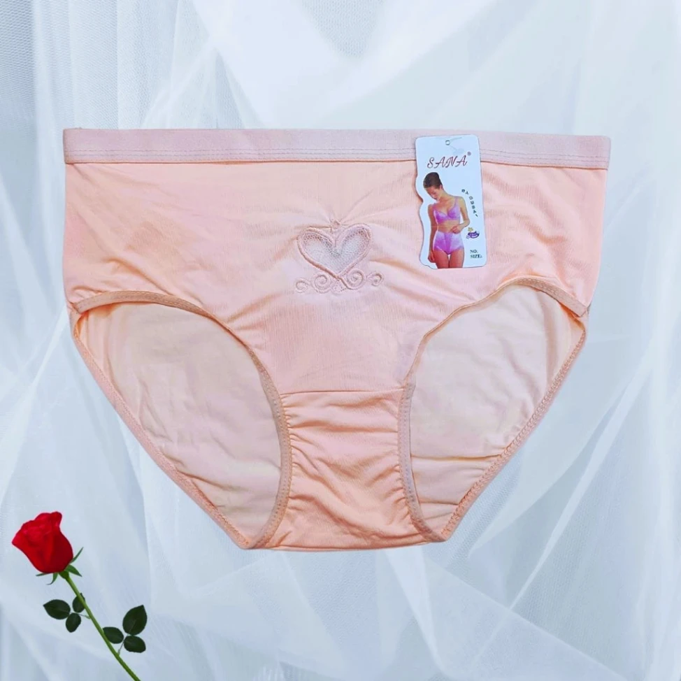 China Love Panty For Women, Women Cotton Panty Mid Waist &amp; Full Coverage 1