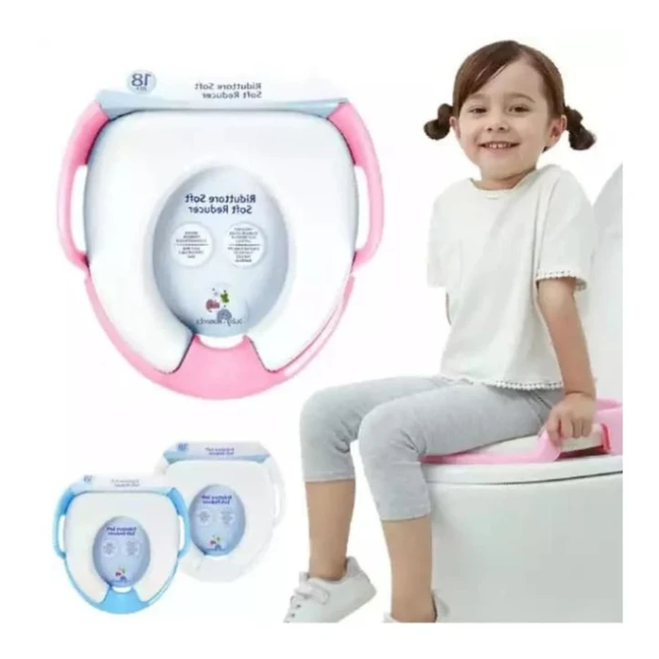 Baby Toilet Seat, Potty Training Commode Seat with Handle 1