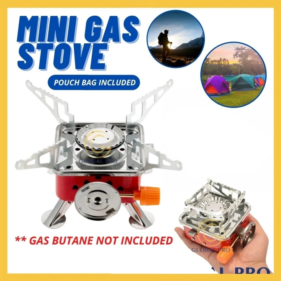 Portable Card Type Campaign Butane Gas Stove Burner( without bottle) 1
