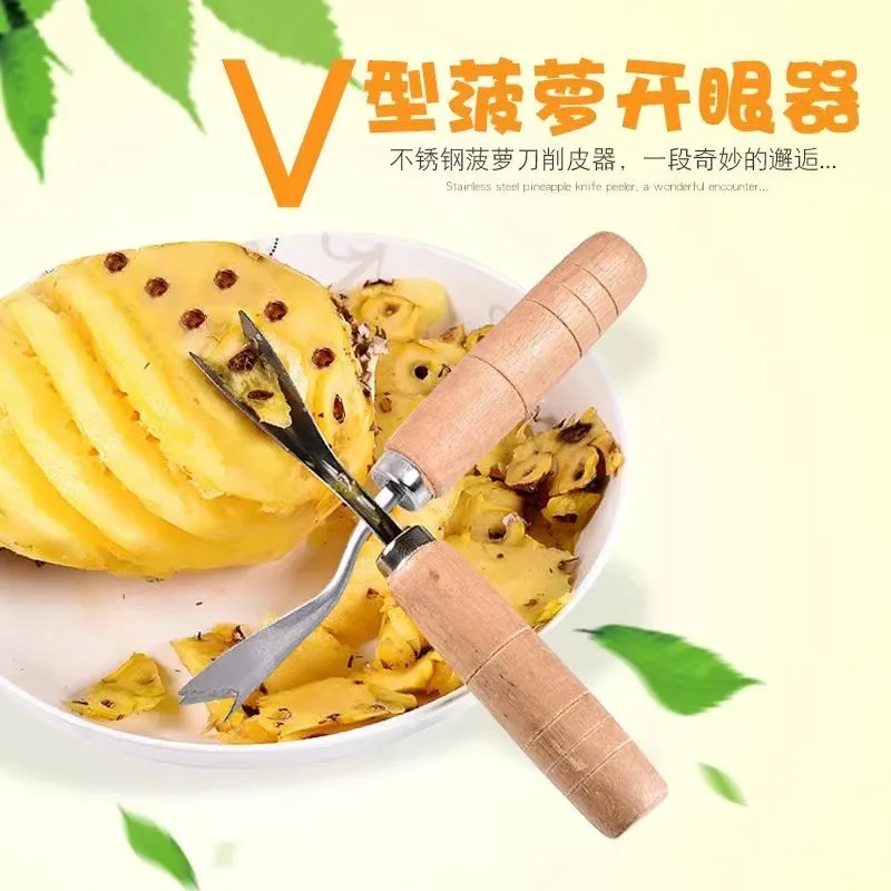 Easy Fruit and Vegetable Peeler Pineapple Eye Remover Cutter 1