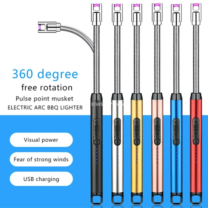 Rechargeable USB Electric Lighter for Candle, Camping, BBQ 1