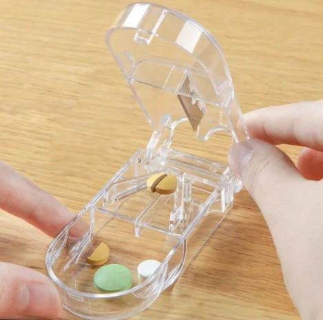 Medicine Cutter Splitter Divide Transparent Storage Case and Storage Box Combo(Made in China) 1