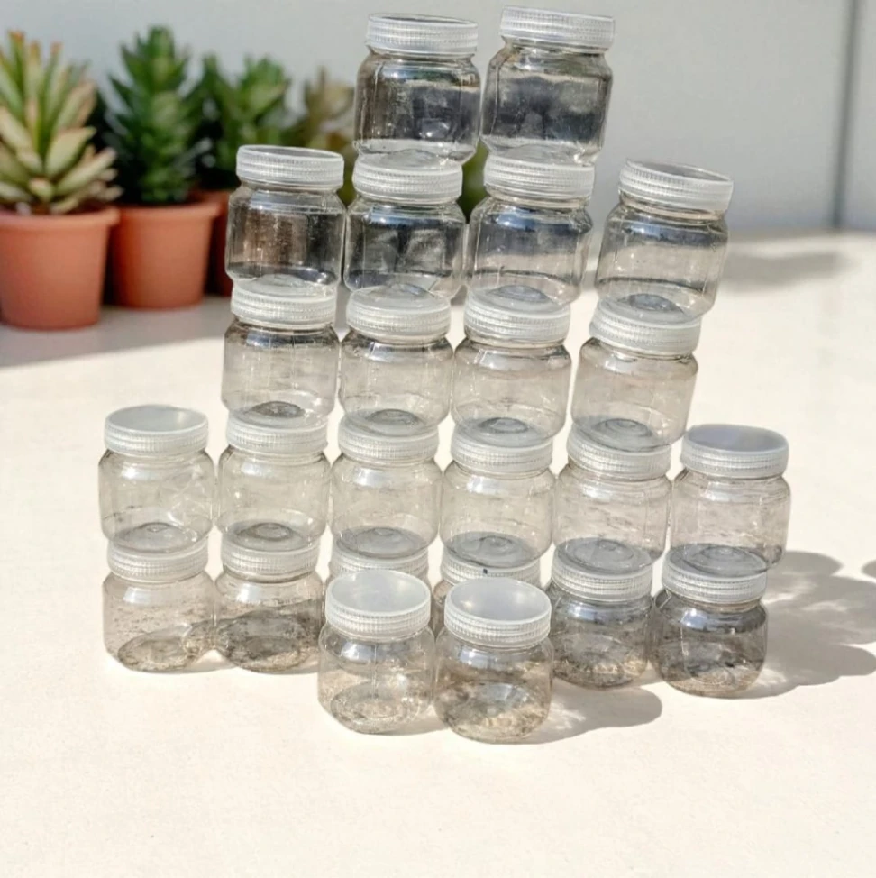 24 pcs plastic jar for your kitchen and other use case 150 ml 1