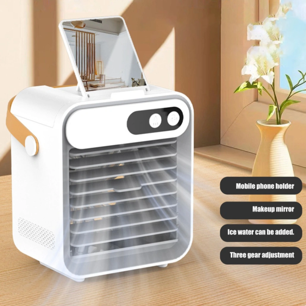 Mini Portable Air Cooler Fan, USB Charging Rechargeable Air Conditioner Cooling Fan 1