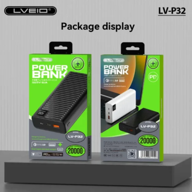 LVEIO LV-P32 Power Bank Battery Capacity 20000 mAh 1