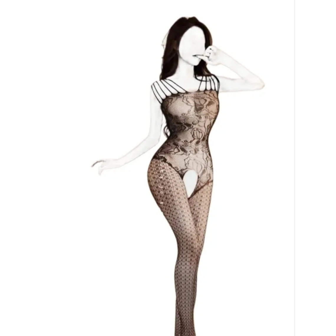 Free Size Body Net Dress for Women 1