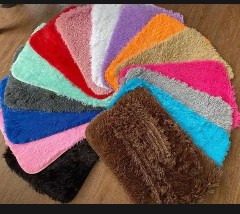 Soft Fur carpet.Fluffy rugs kids. Bedroom Home decorations sofas cus.16&#x2F;24 inchy(40&#x2F;60cm) 1