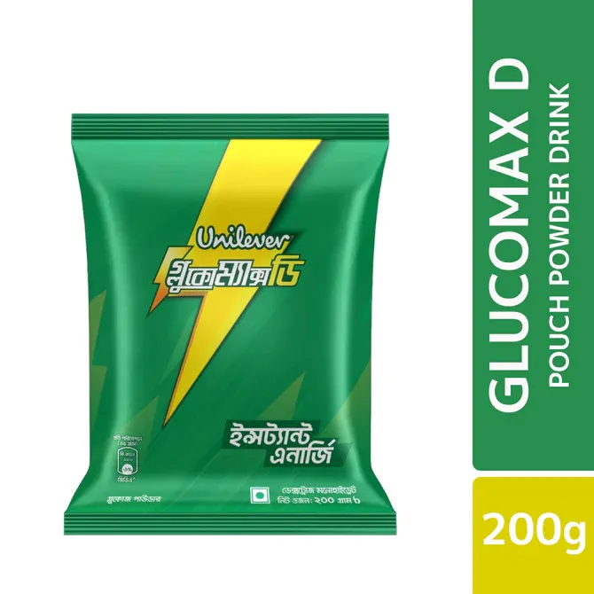 GlucoMax D 200g Pouch Pack (Powder Drink) 1