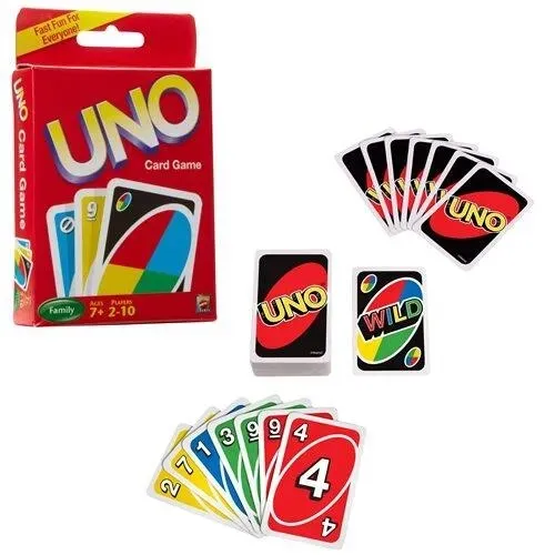 Uno Classic Card Game 108pcs Multicolor Family Game 1