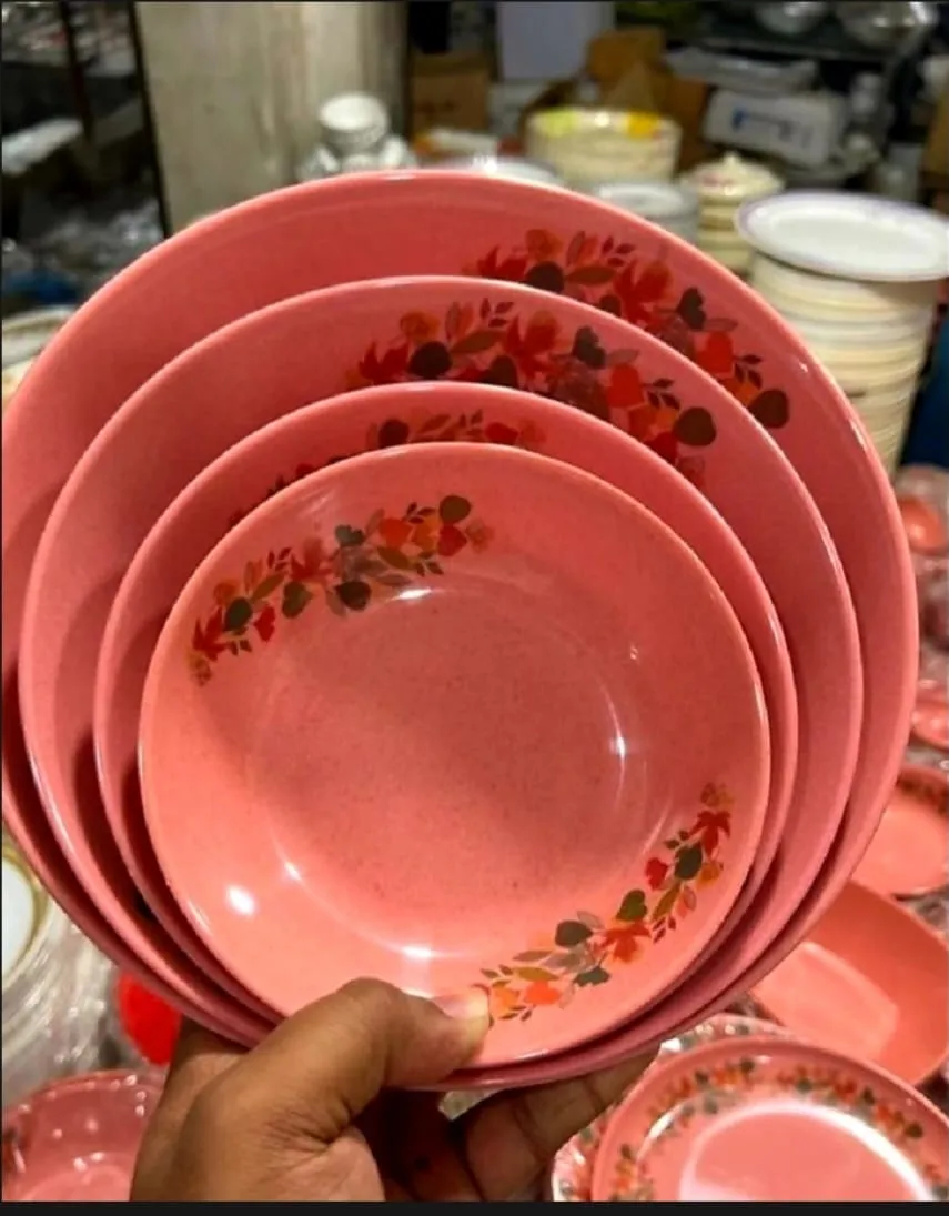 Melamine 4 piece Bowl Set (High Quality) 6"/7"/8.5"/10" 1