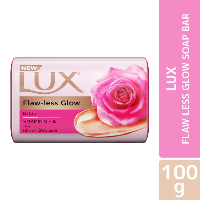 Lux Soap Bar Flaw Less Glow 100g 1
