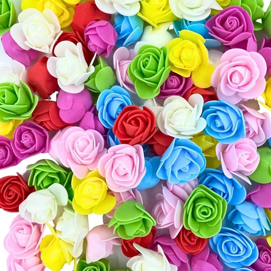 40 Pcs 3CM Artificial Foam Rose Flowers 1