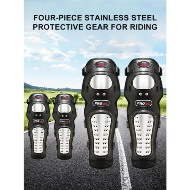 Knee &amp; Elbow safety Guard 4 Pieces For Bikers 1
