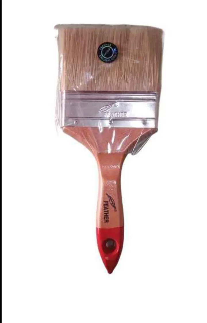 4 inch Orginal Feather Paint Brush wall painting tool 1