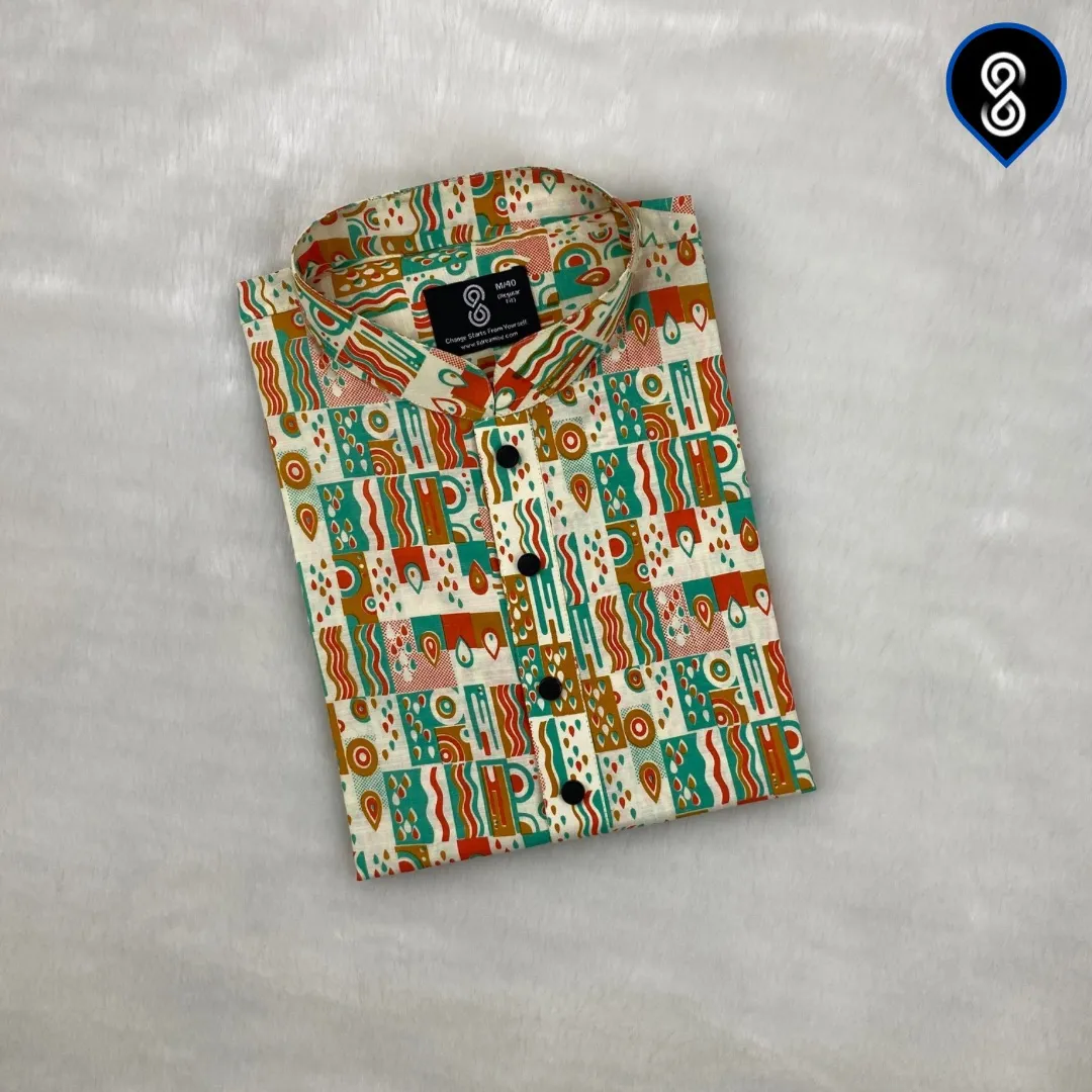 Premium Screen Print Panjabi For Men 1