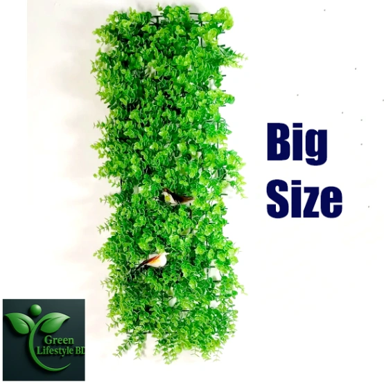 Green artificial plant with an artificial Bird for home decoration 1