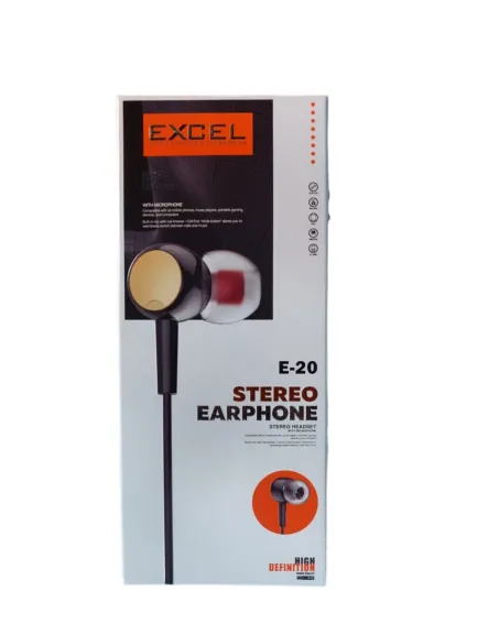 Excel E-19/E-20 Stereo Headphone 1