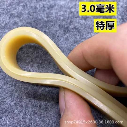 3 MM thickness 23 long 1 pes Powerful Elastic Flat Rubber Band For Outdoor Sports 1
