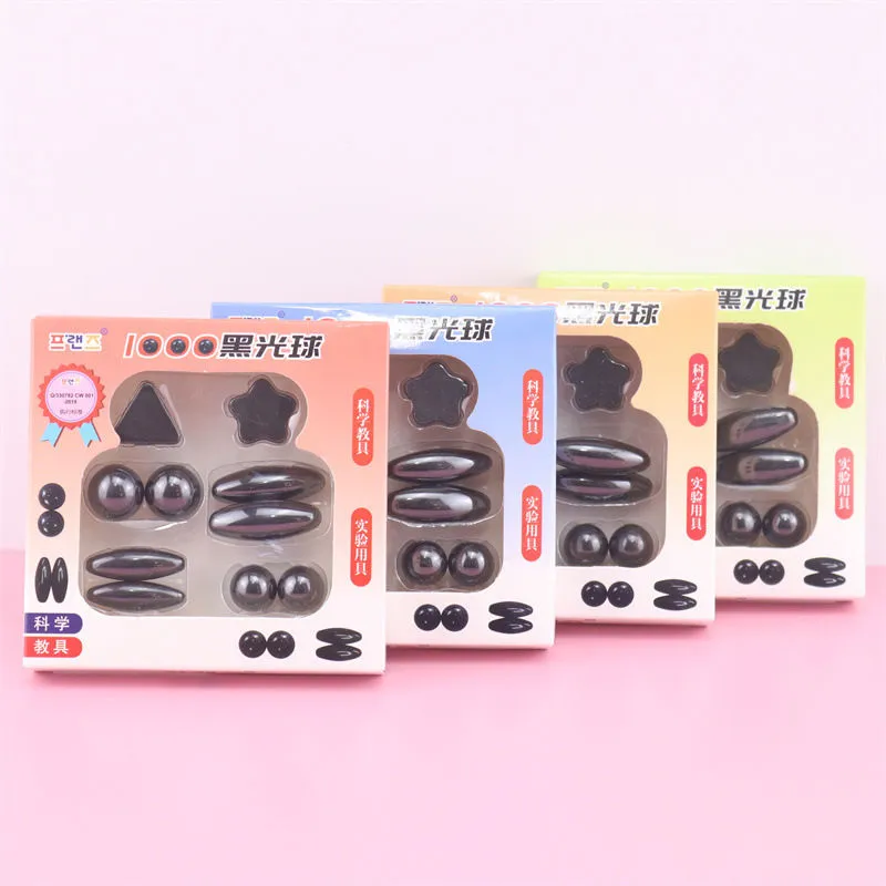 10 Pcs Magnet Set With Polished Black Magnetic Balls Toy Game for Kids Playing 1