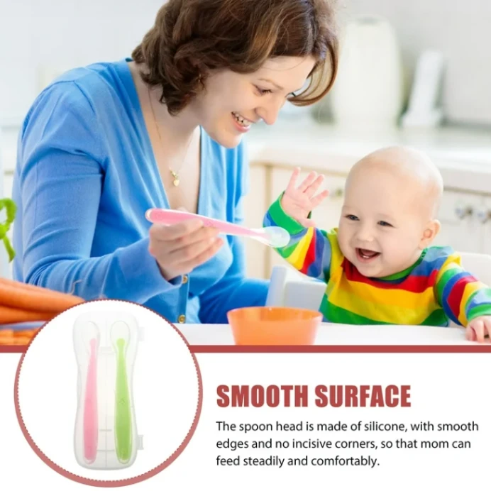 Silicone Baby Spoon 1Pcs 1