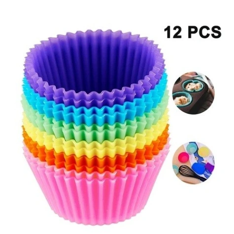 Silicone Cupcake Mold - 12pcs 1