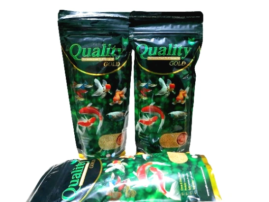 Quality Gold Aquarium Fish Food (100gm-Micro Pellet) - Highly Nutritious, and Protein Enriched Fish feed 2