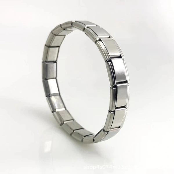 italian module stitching bracelet diy in stock cross border hot stainless steel jewelry 7