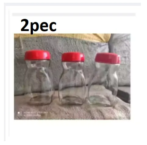 Glassware Food Jar Food Container glass Jar 500ml 2pcs 1