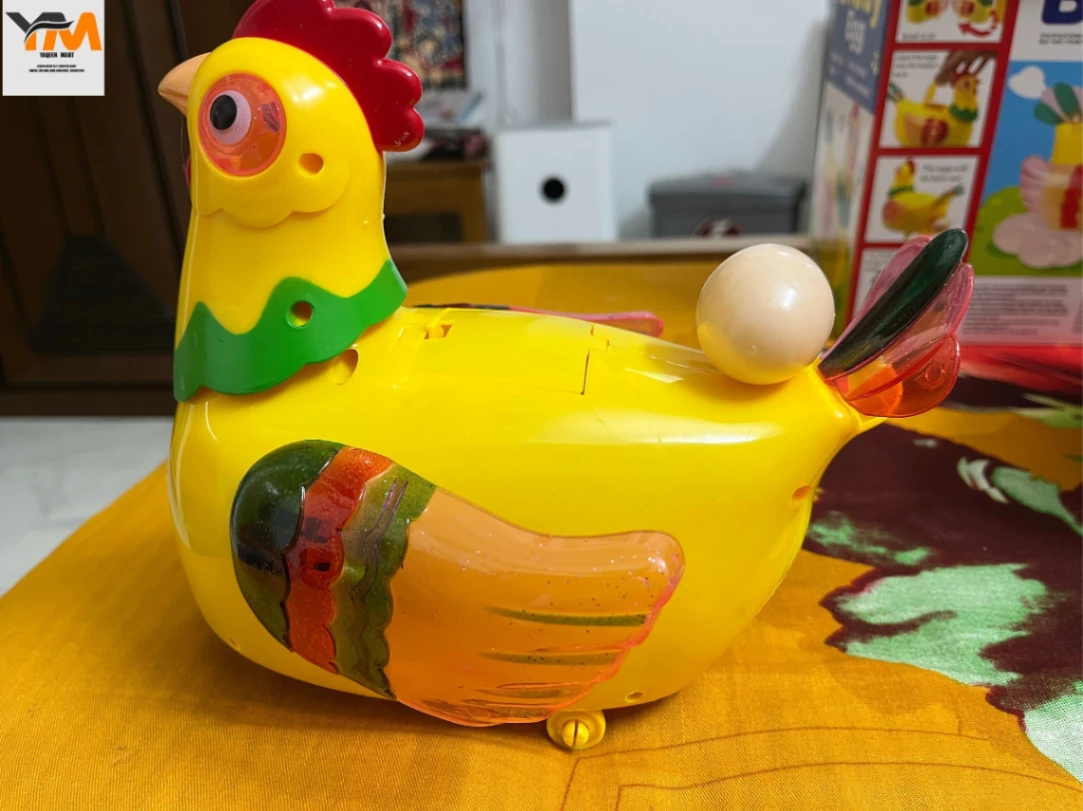 Happy Biddy Hen Lay Egg Toy – Funny Action Chicken with Eggs for Kids Play &amp; Gift 5