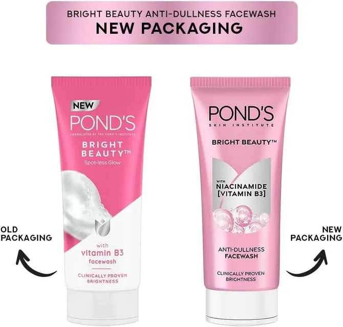 Pond's Face Wash Bright Beauty 100g 3