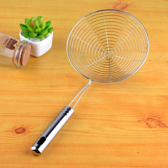 Frying strainer&#x2F; Large Oil Strainer&#x2F; Deep Fry Strainer for Kitchen&#x2F; Tel Chakni -Stainless Steel 5