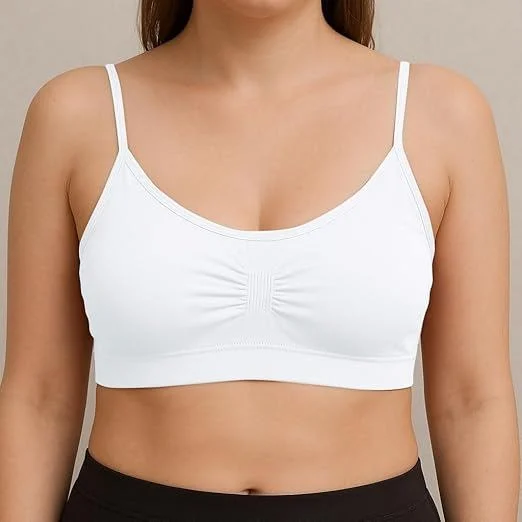 Sana Women&#x27;s Seamless Padded Wirefree Comfort Bra new model 1 PCS 5
