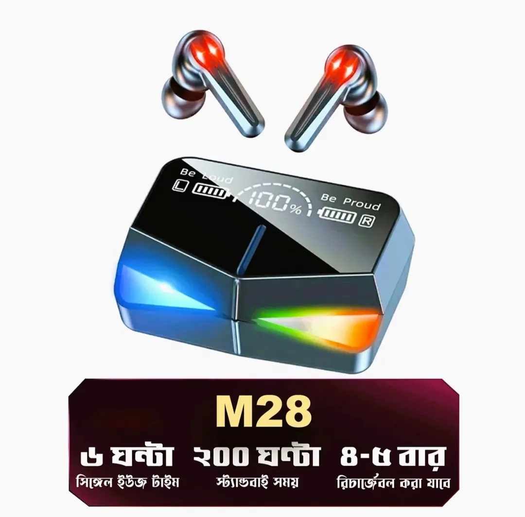 M28 TWS Wireless Gaming Earbuds 4