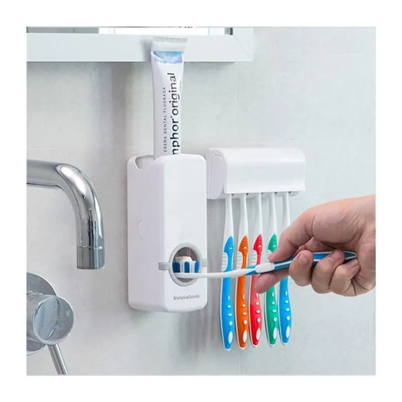 Automatic Toothpaste Dispenser With Toothbrush Holder 6