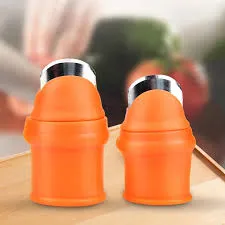 Silicone Thumb cutter + 5 Pieces Finger Protector Cutting Gears Vegetable Picking Nipping Plant Leaf Scissors Garden Gloves 6