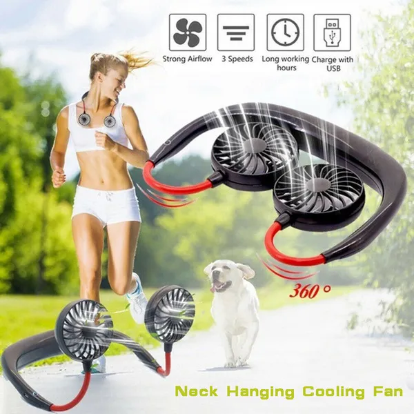 Neck Fan Portable  Rechargeable With USB (Neck Fan / Kitchen Fan / Sports Fan) 4