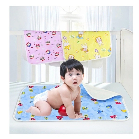 Baby Urine Mat (XL 60cm-80cm), New Born Baby Waterproof, Reusable And Washable Urine Pad 6