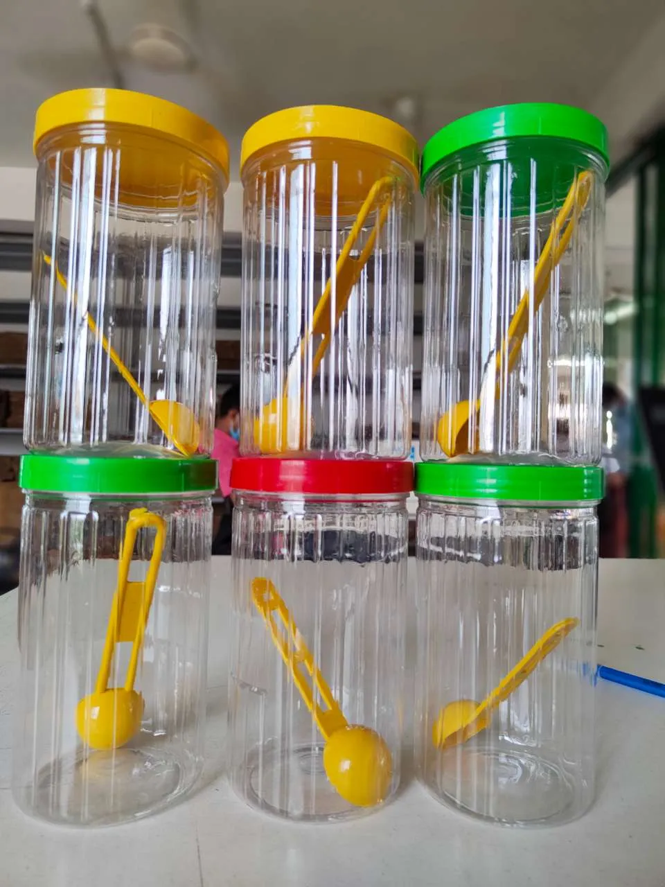 Masala Storage Jar 6Pis Combo Platic 800ml 1