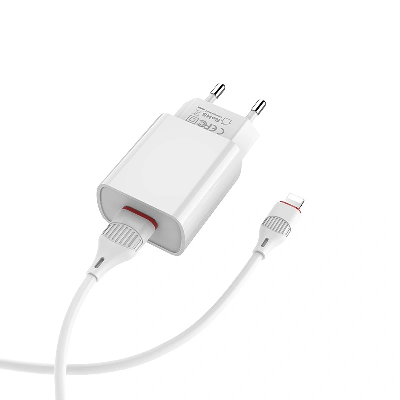 Borofone Wall charger BA20A Sharp EU set with cable 6