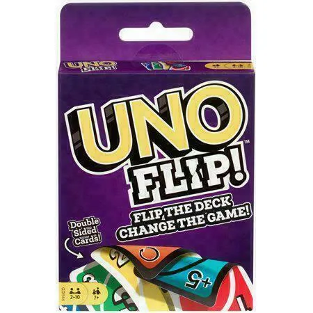Mattel UNO FLIP! Games Family Funny Entertainment Board Game Fun 2025 Playing Cards Kids Toys uno Card Game Kids Toys 2