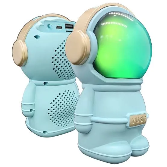 Wrader X808 Wireless Stereo Woofer Bass Cute Gift Astronaut Loud Portable Creative Active Bass Rgb Light Bluetooth Speaker 2