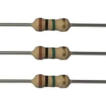 20Pcs- 1M ohm Resistor 5% 1M Ohm Carbon Film 1M Ohm Resistors 1&#x2F;4W Resistance 0.25 Watt 5% Tolerance Fixed Resistors 2 Pin Leads 2