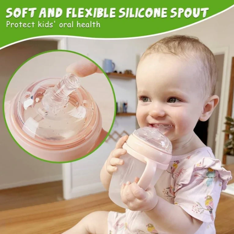Sipper Water Bottle, Baby Water Bottle, Kids Water Bottle Double Handle, Mum Pot 2