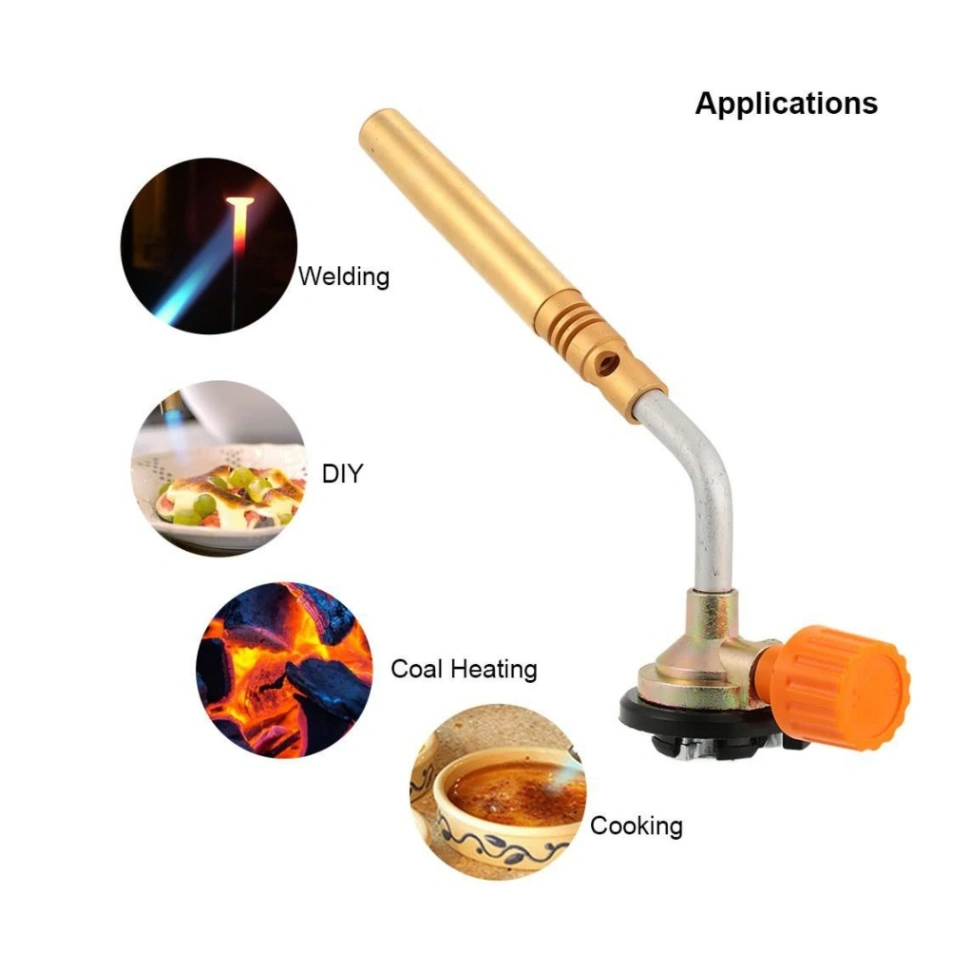 Butane Gas Flame Gun Burner For BBQ, Welding, Kitchen, Baking 6