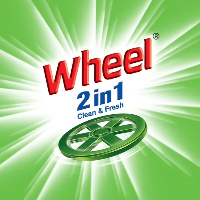 Wheel Washing Powder 2in1 Clean & Fresh 1Kg 5