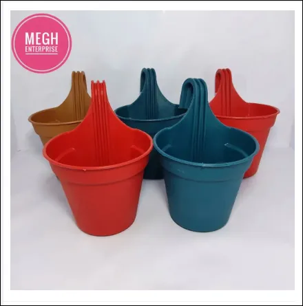 10 Pitch 15cm 6 Inch Medium Size Stylish Grill Planter For Plants Flower Tub Plastic Flower T 2