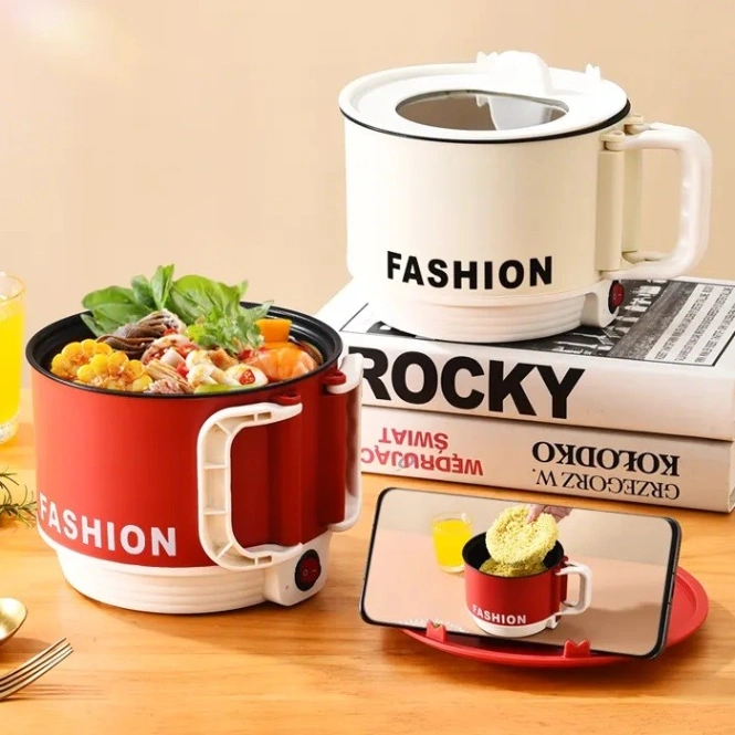Fashion Electric Cooking Pot (1.6L), Electric Multi Functional Cooker, Mini Rice Cooker 6