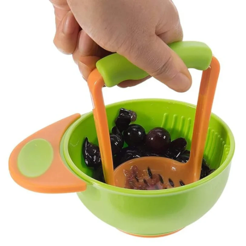 Baby Mash Bowl, Baby Food Grinding Mash Bowl for Homemade Baby Food 2