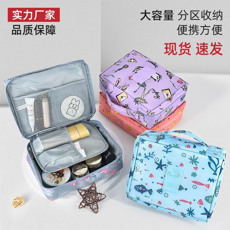 Travel Makeup Bag Large Cosmetic Bag Make up Case Organizer for Women and Girls 6